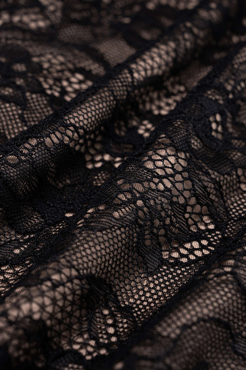 Lace V-Neck Corset Backless Long Sleeve Mini Dress