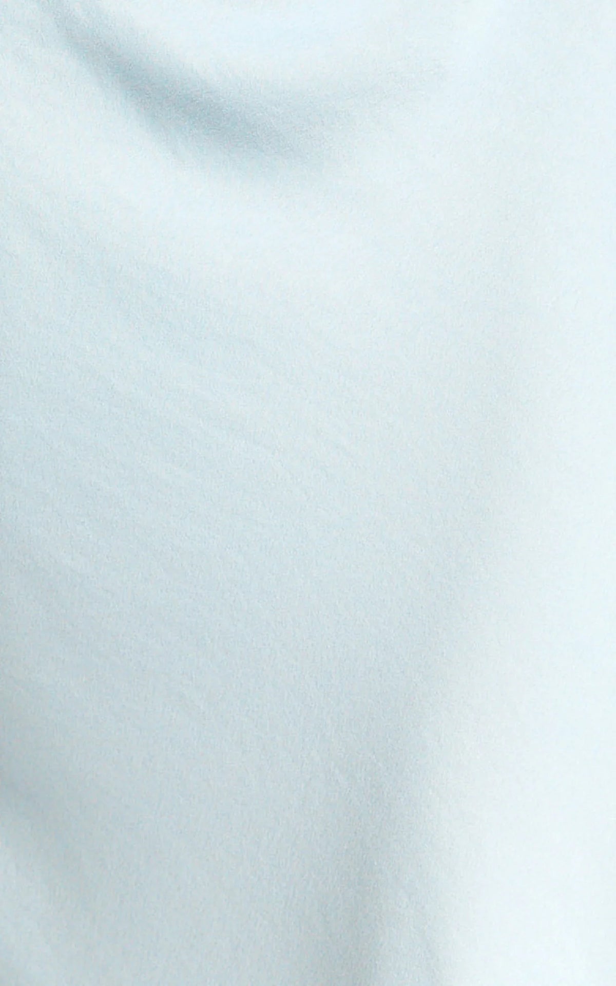 Lira Midi Dress - One Shoulder Satin Dress in Pale Blue