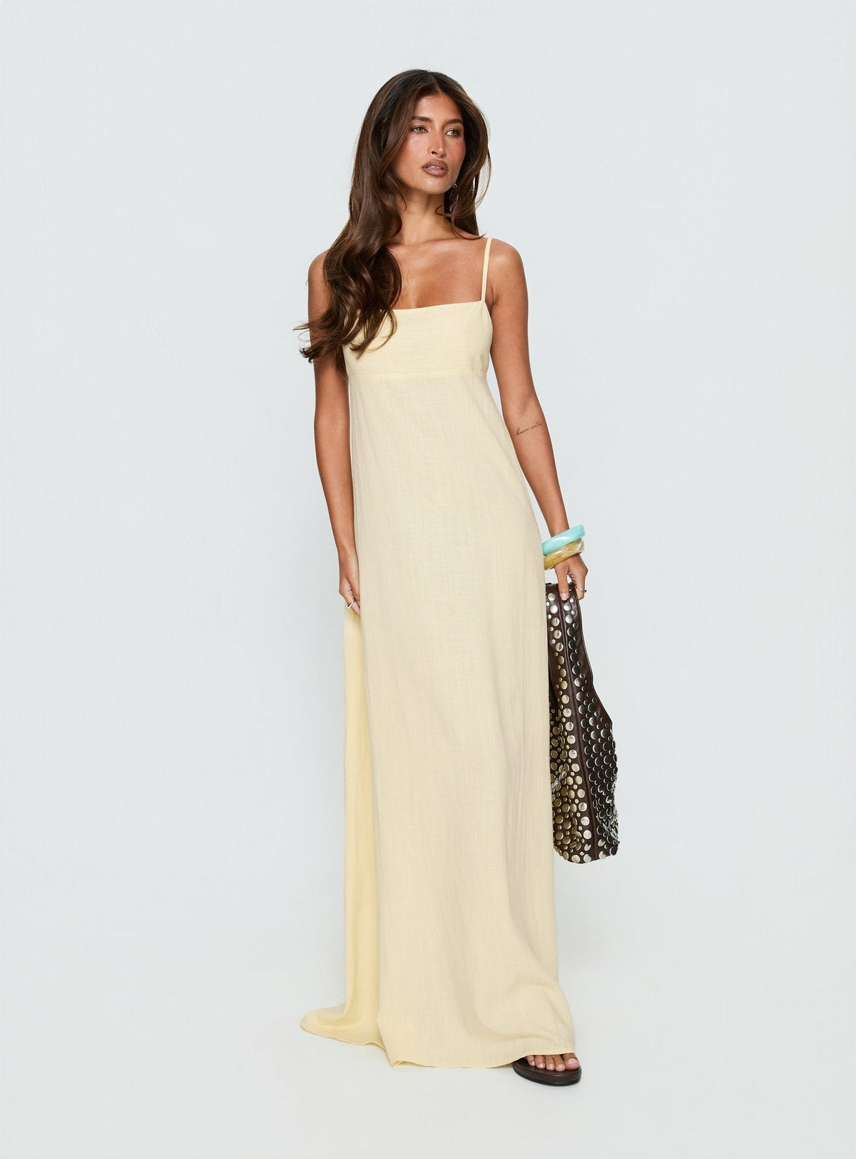 Solie Tie Back Maxi Dress Butter Petite
