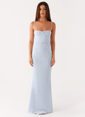 Anna Sophia Maxi Dress - Blue