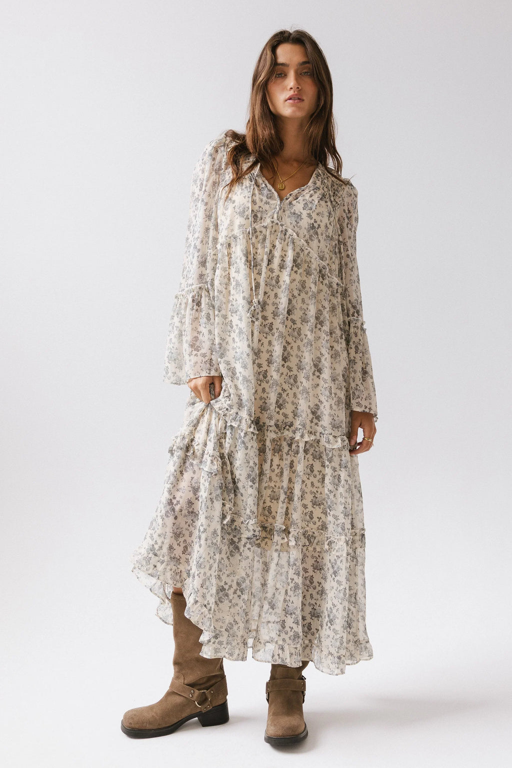 Luna Floral Maxi Dress