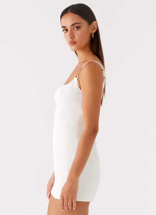 Aretha Mini Dress - White