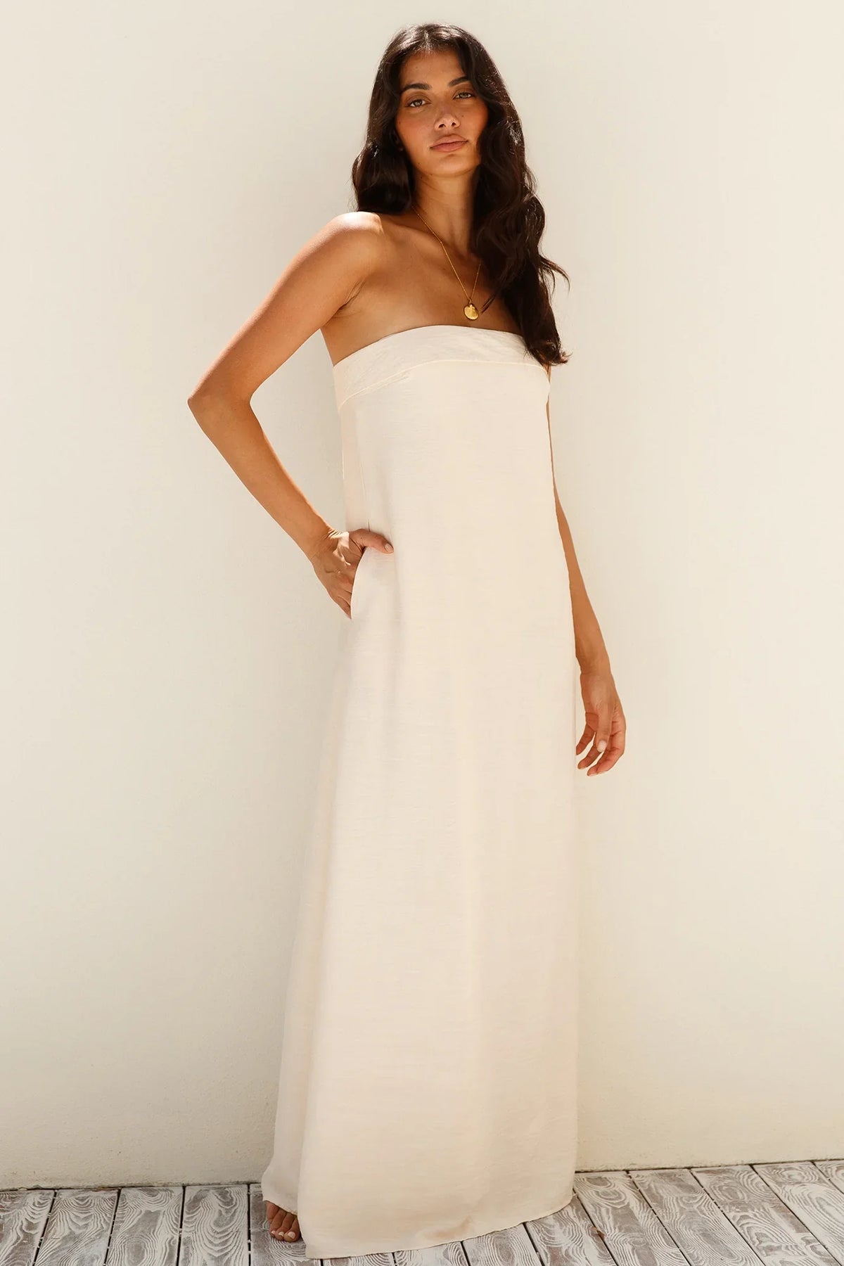 Saphira Maxi Dress Stone