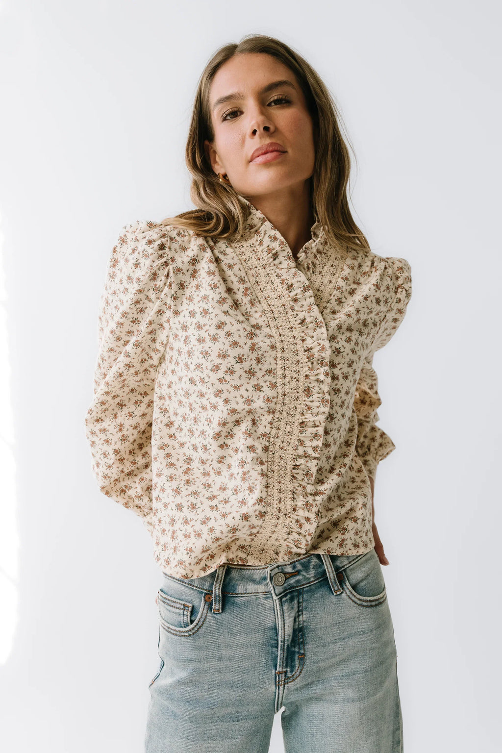 Johna Ruffle Blouse