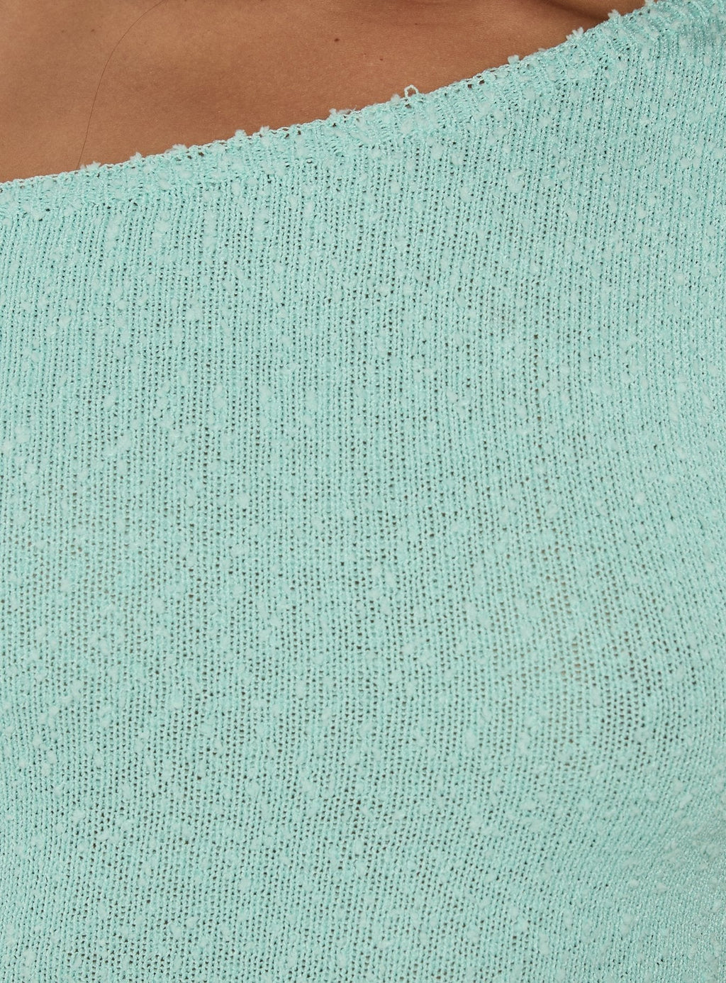Coreina One Shoulder Mini Dress Aqua
