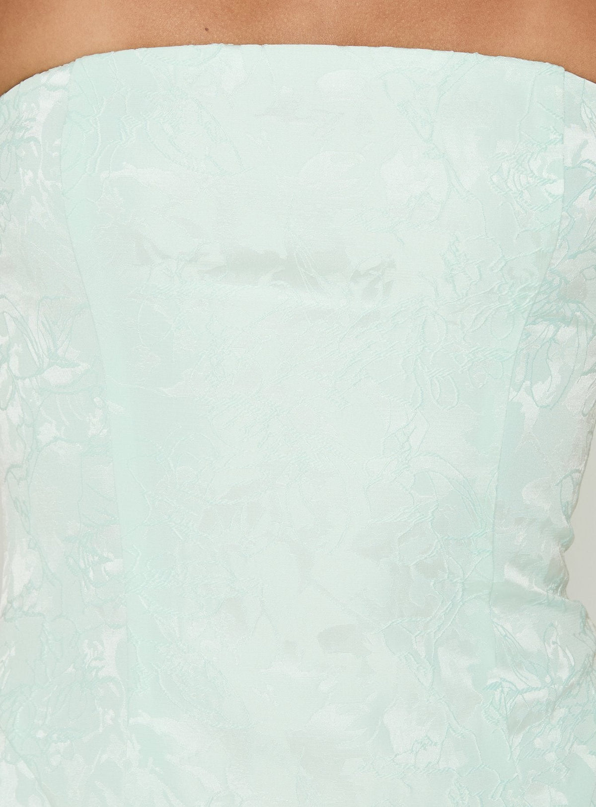 Heaven Sent Strapless Mini Dress Mint