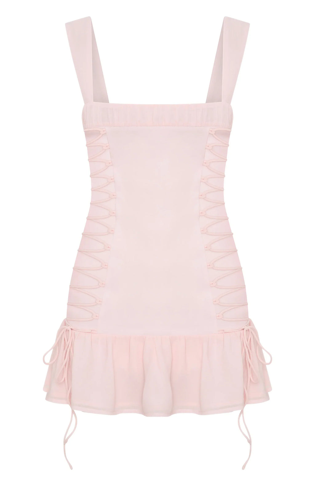 Rush In Mini Dress Baby Pink
