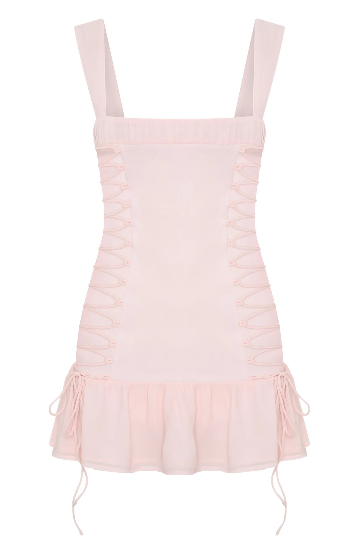 Rush In Mini Dress Baby Pink