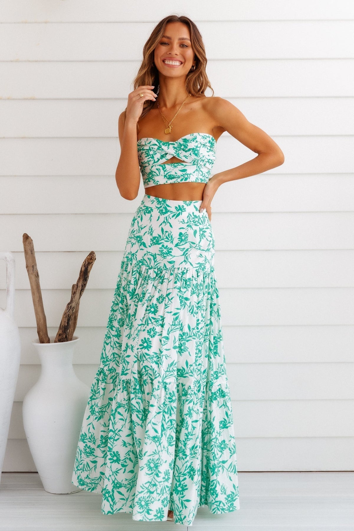 Ayla Crop Top Green
