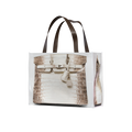 GroceryBags Creative Parody Platinum Bag Print Woven Bag Fire Over The Net Birkin Fitness Casual Bag
