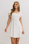Harlee Lace Trim Mini Dress