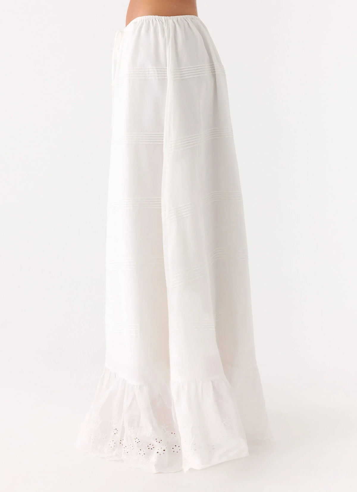 Lior Cotton Maxi Skirt - White