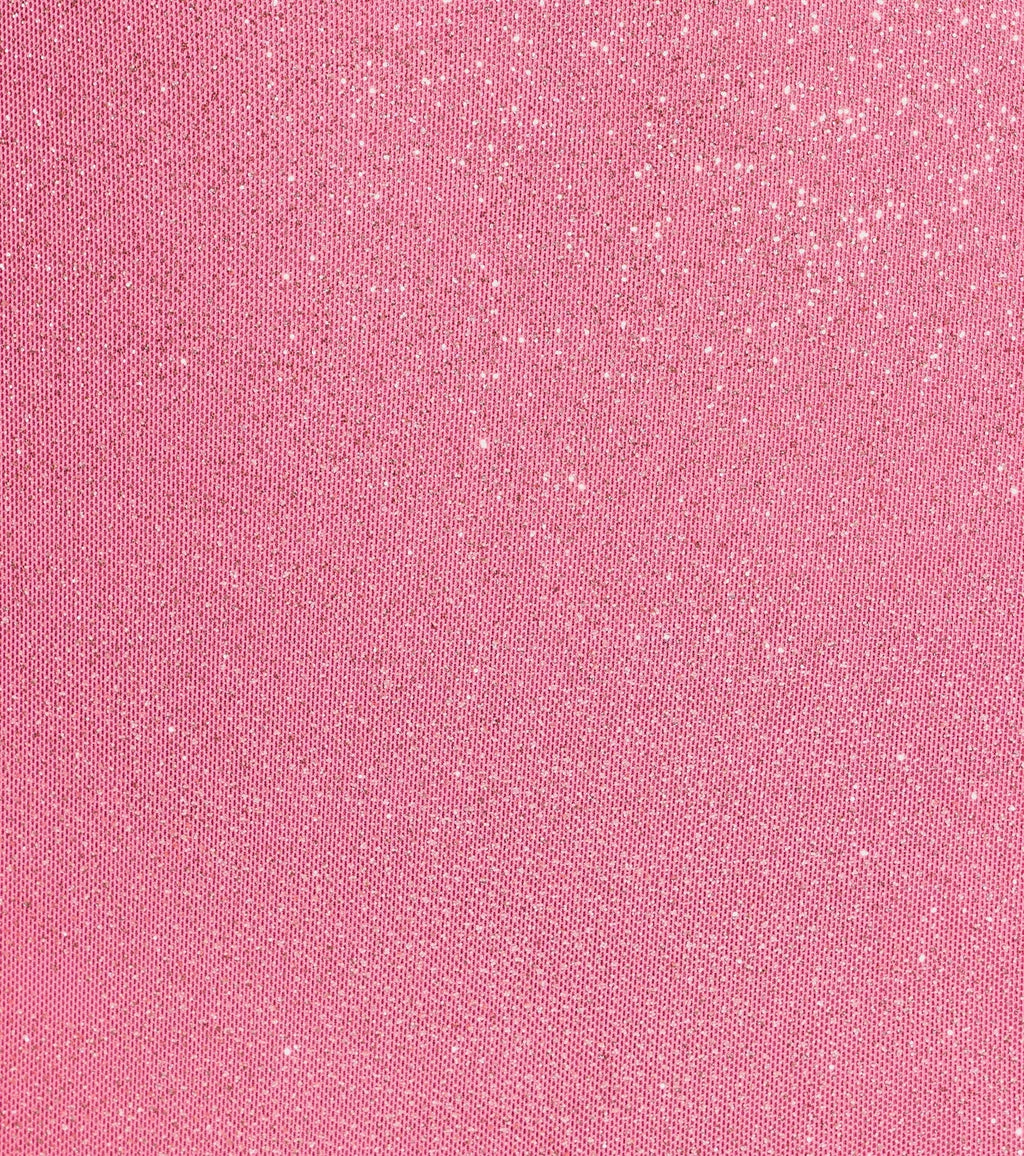 See Me Shining Glitter Off-The-Shoulder Mini Dress