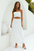 Enjoy Daylight Crop Top White
