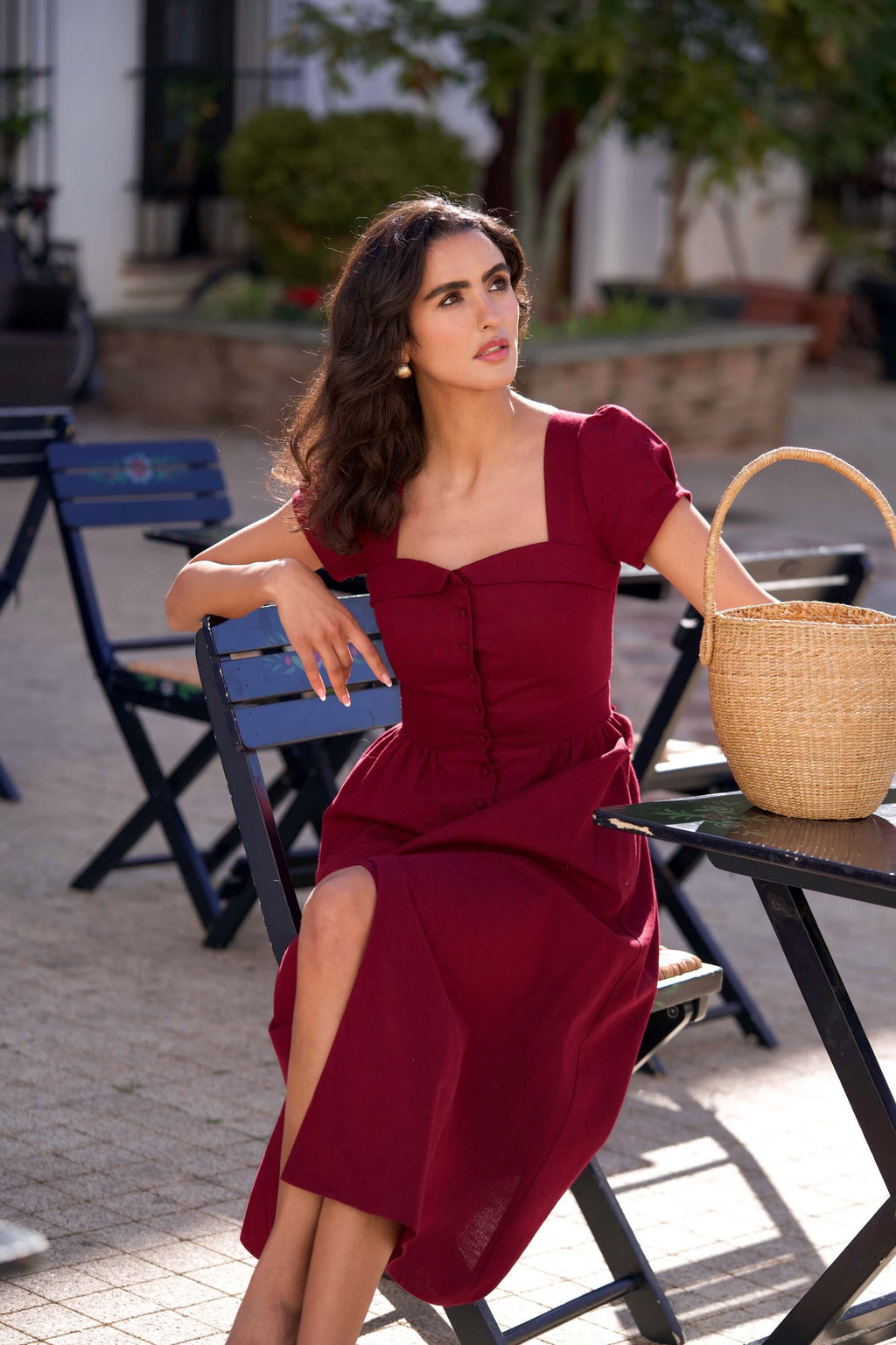 Estelle Button Down Dress