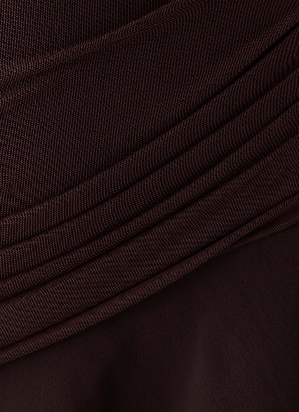 Concetta Contrast Midi Dress - Chocolate