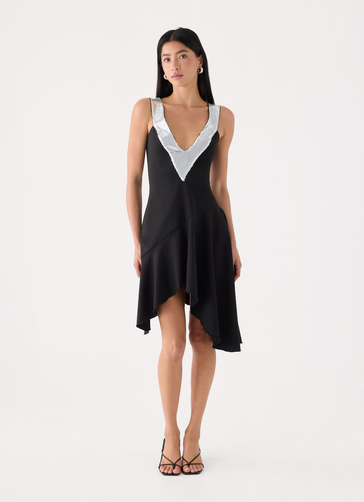 Eluna Midi Dress - Black
