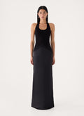 Emika Halter Maxi Dress - Black