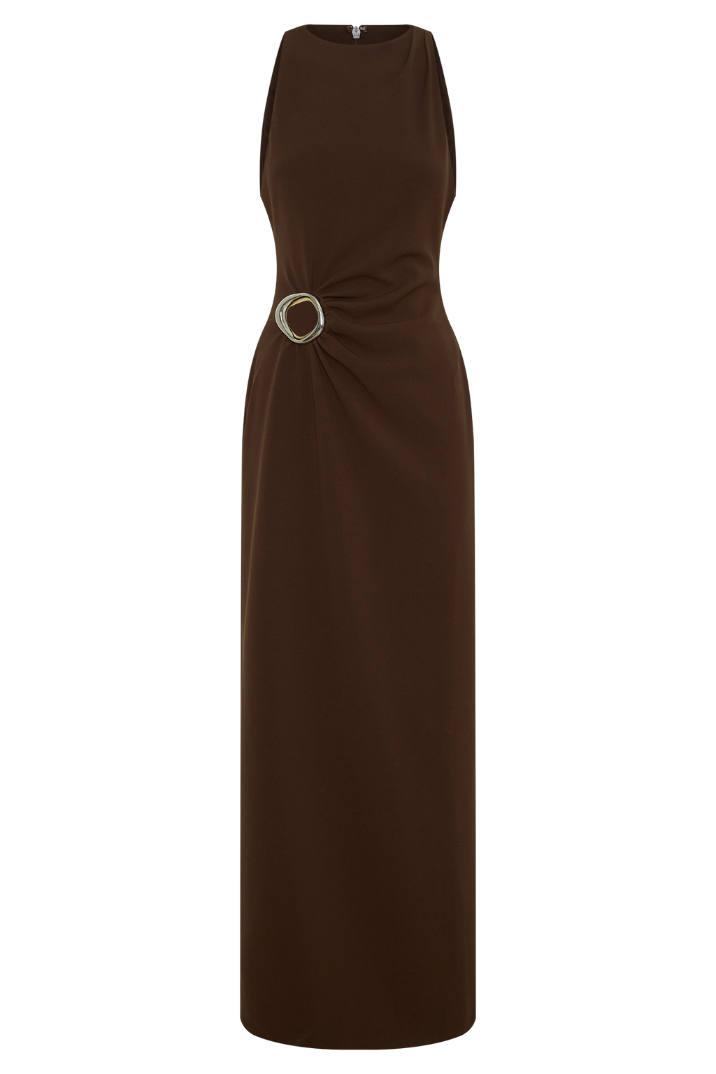 Maylin Hardware Maxi Dress - Dark Chocolate