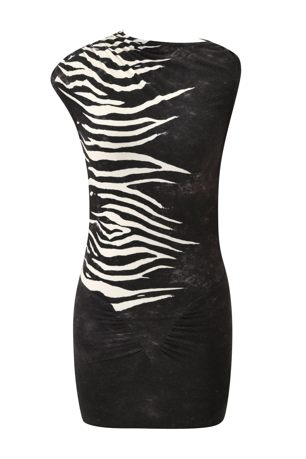 ELIANA MINI DRESS - BLACK WILD SIDE