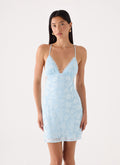 Leeana Mini Dress - Blue