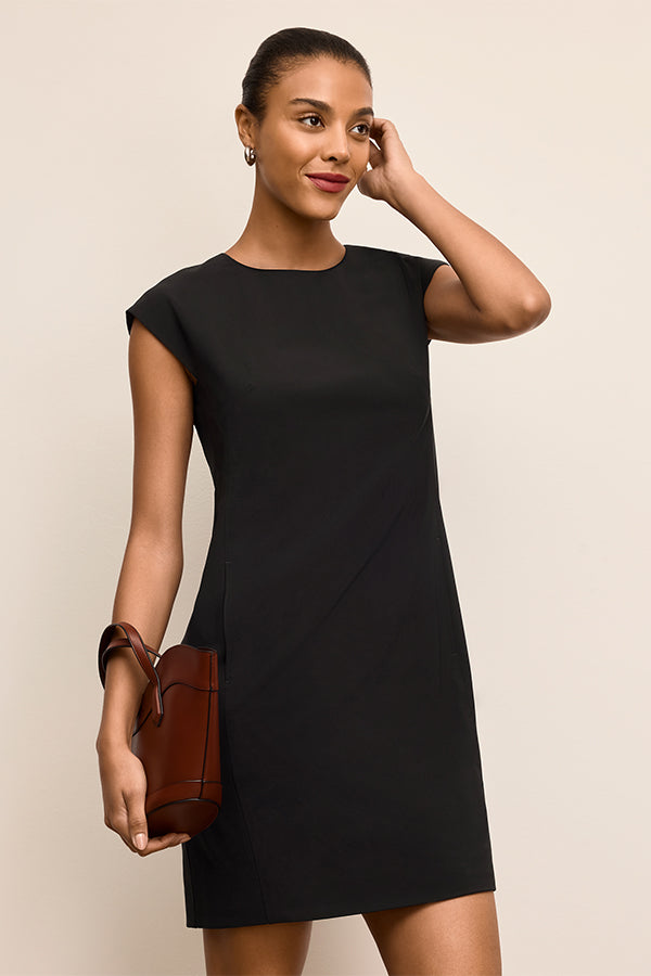 Maaza Travel Dress - OrigamiTech :: Black