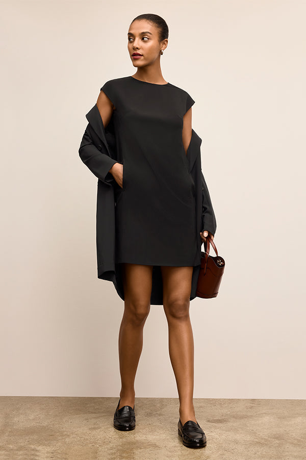 Maaza Travel Dress - OrigamiTech :: Black