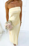 Maiah Yellow Maxi Dress