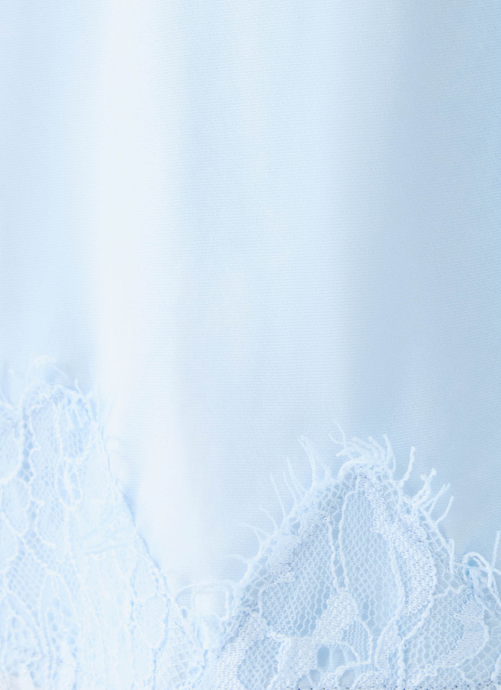 Merisso Lace Trim Maxi Skirt - Blue