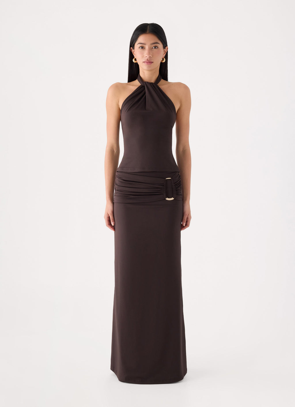 Rosanna Maxi Skirt - Chocolate