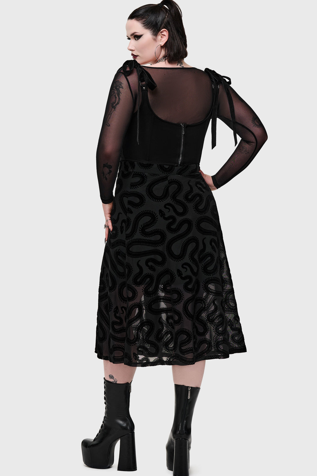 Serpentes Midi Skirt