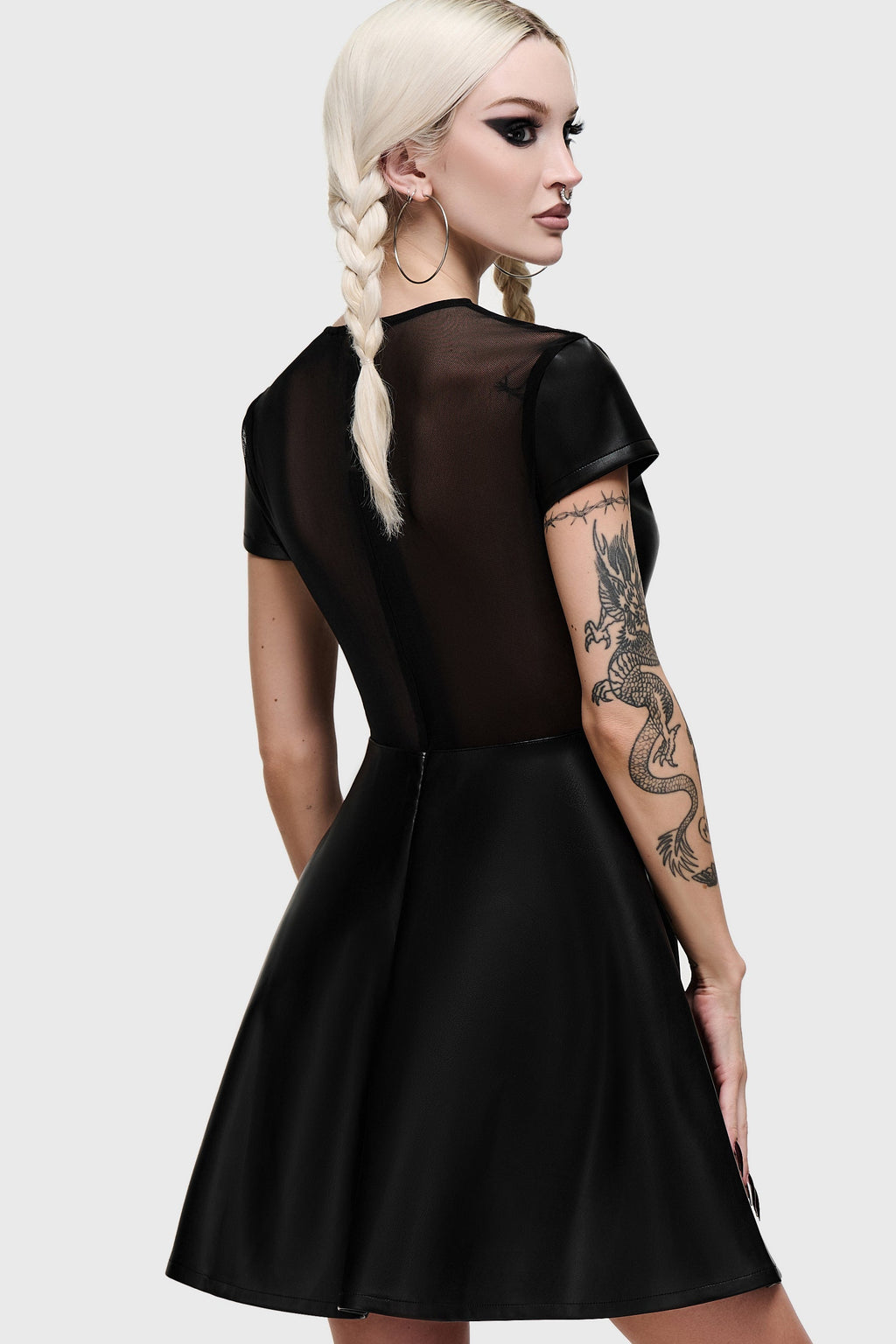 Shadow Skater Mini Dress