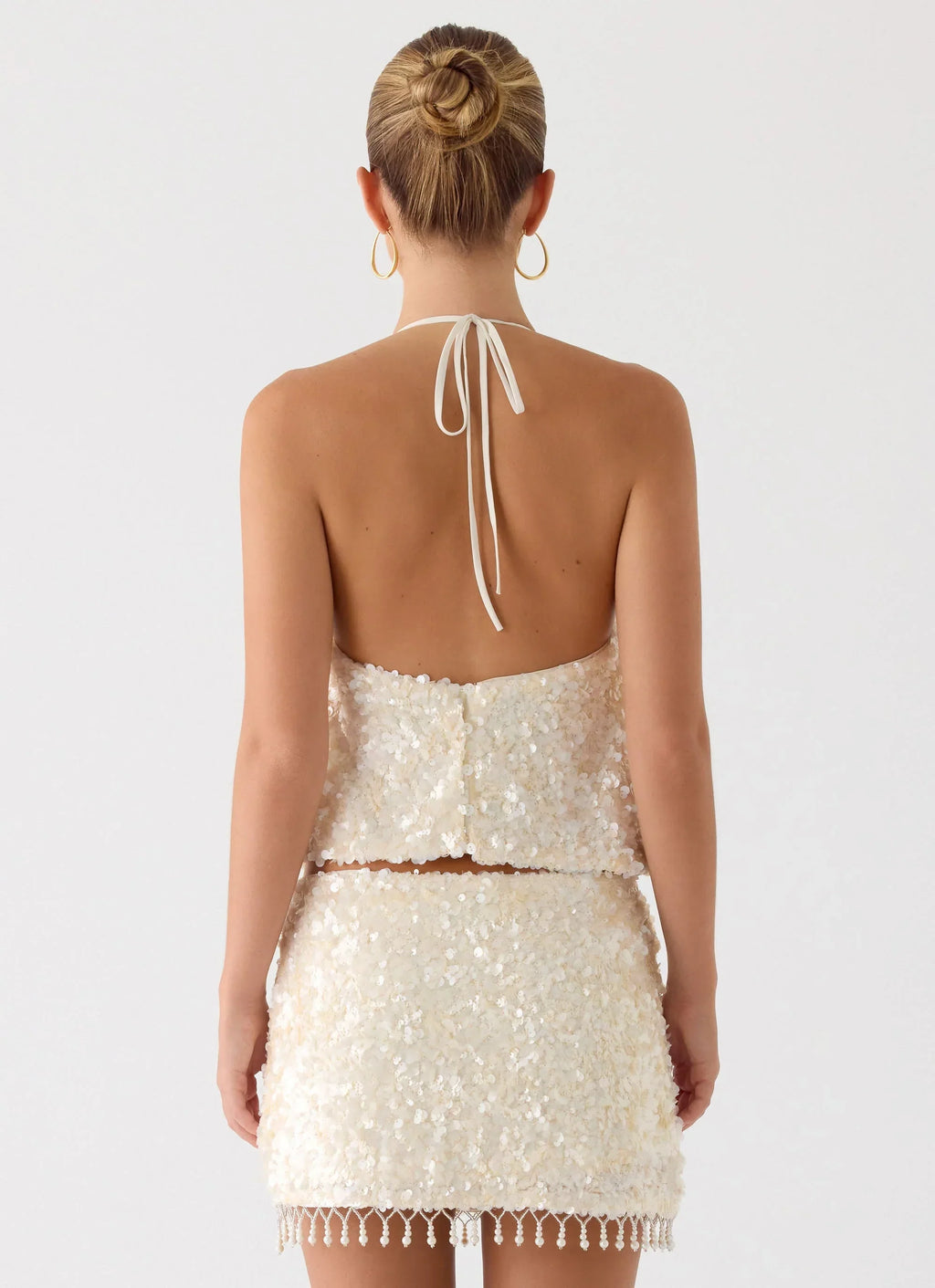 Moonlight Muse Mini Skirt - Ivory