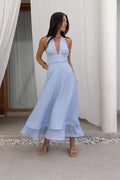 City Lights Calling Maxi Dress Blue