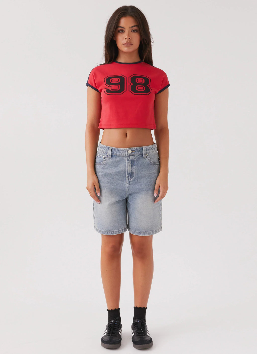 Hunter Denim Jorts - Vintage Wash Blue