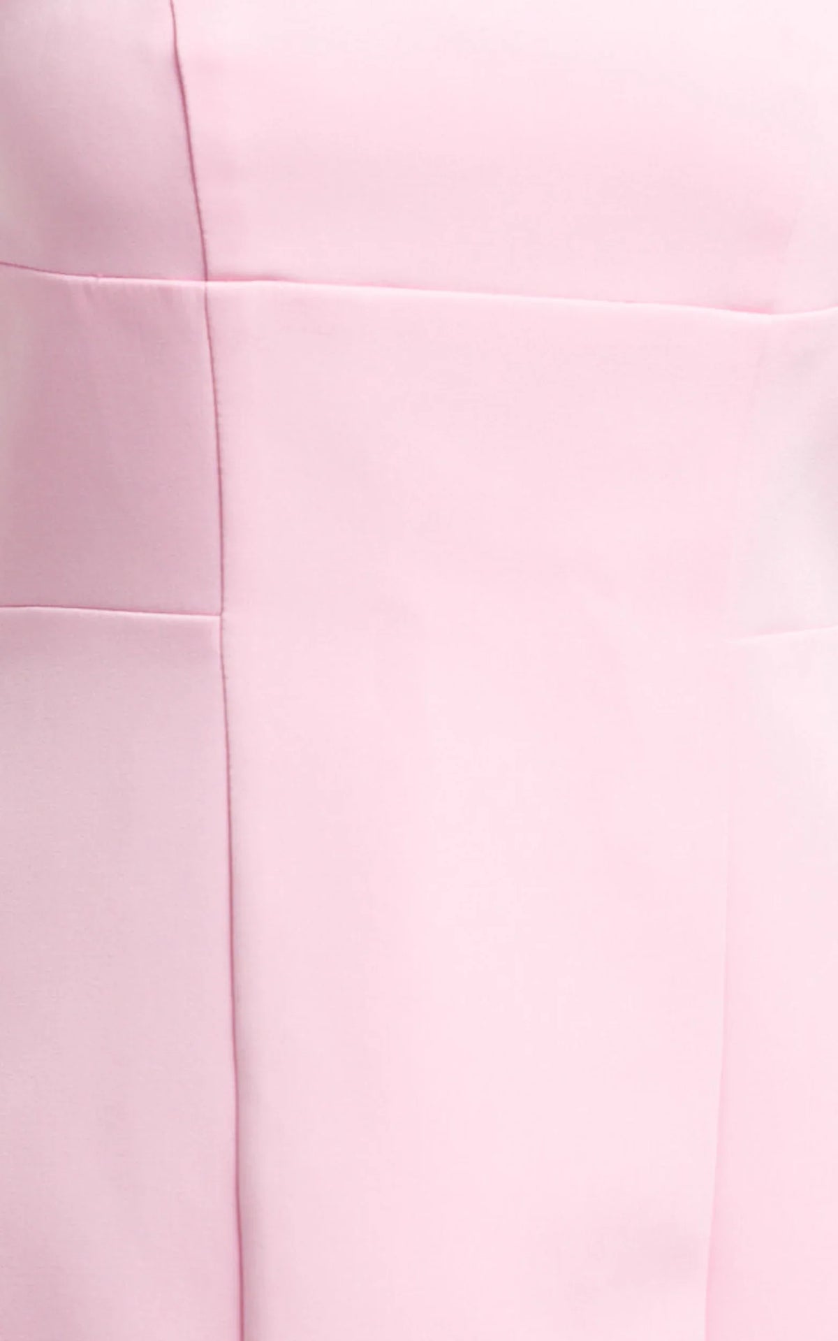 Catharine Mini Dress - Strapless A Line Dress in Pink